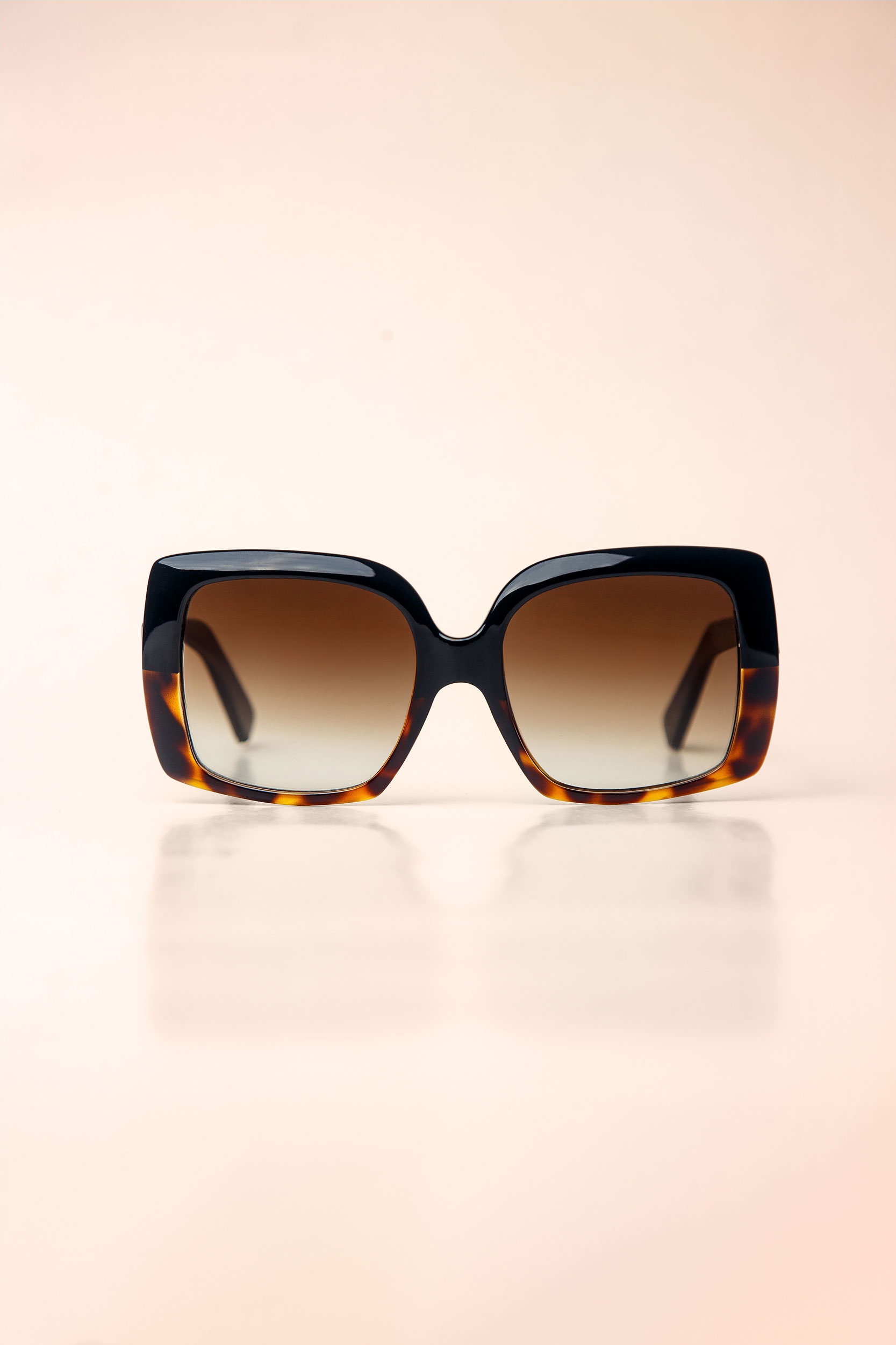 Rita Bicolor Preto/Tartaruga