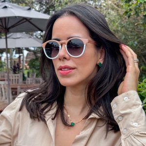 Catarina Bicolor branco/bege