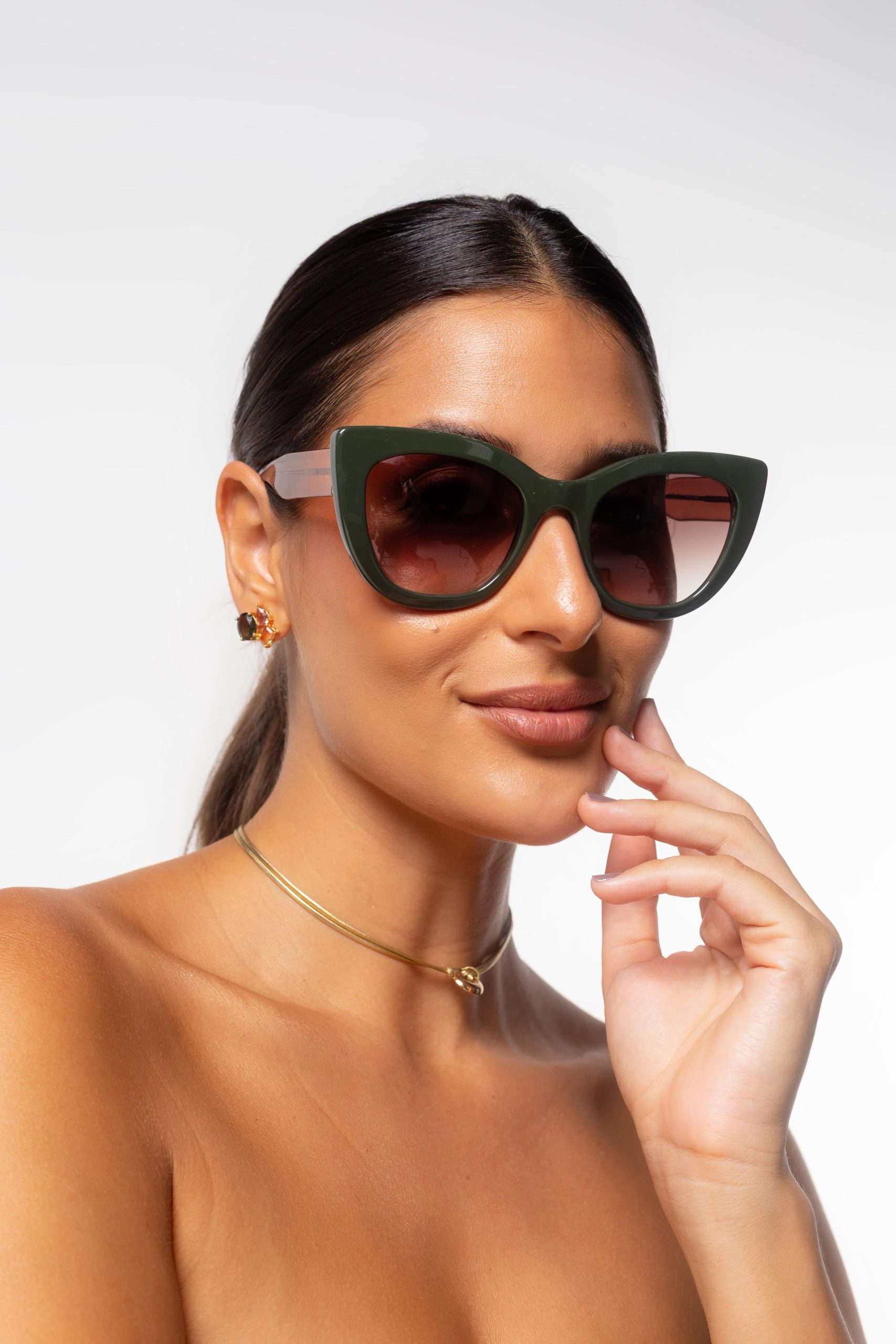 Sarah verde hastes caramelo - Imagem 5