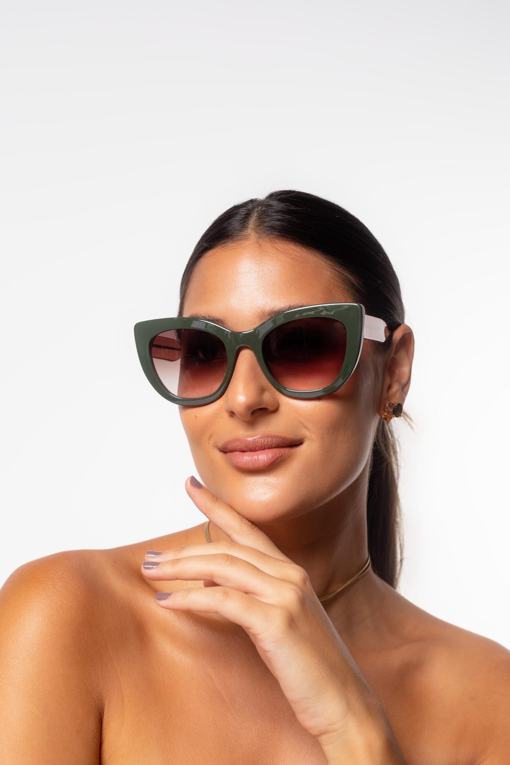 Sarah verde hastes caramelo