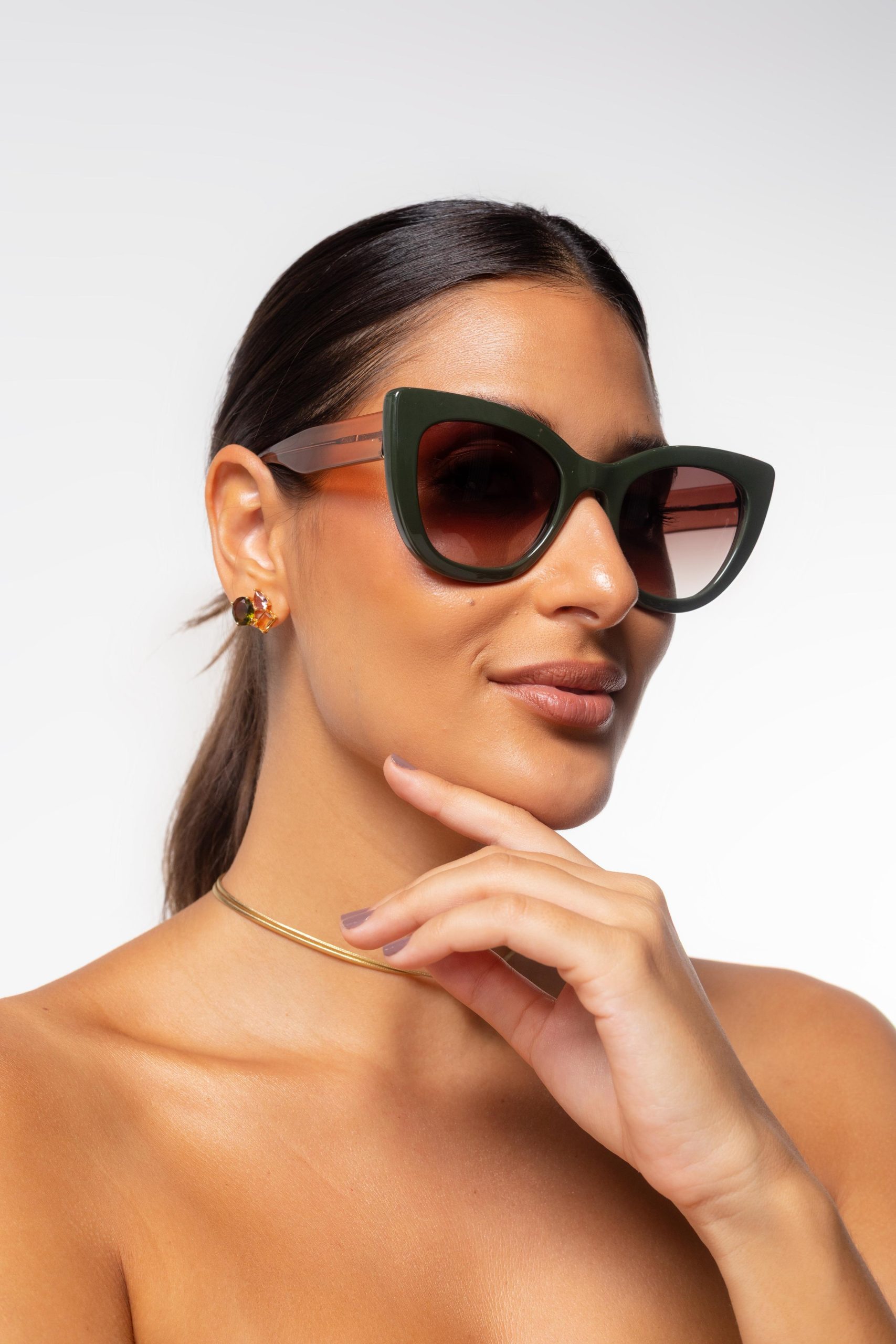 Sarah verde hastes caramelo - Imagem 6